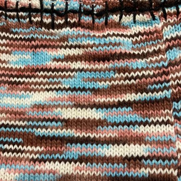 UO The Ragged Priest Data Mini sweater knit Skirt Multi Space Dye Medium - Picture 9 of 12